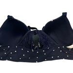 Cacique NWT  Lane Bryant Lightly Lined T Shirt Bra Blue White Stars Underwire 46C Photo 2