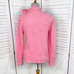 J.Crew  Extra Soft Bow Neck Wool Blend Sweater Pink Small Long Sleeve Photo 3
