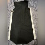 Valette Black and White Stripe Sleeveless Bandeau Cutout Dress NWT Size M Photo 2