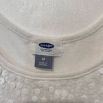 Old Navy White Sequin Tank Top | Size M | Sparkly Party Layer Photo 2