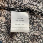 Knot Sisters  Long Sleeve Floral V Neck Mini Dress in‎ Black Tan Size Medium Photo 6