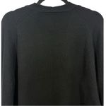 J.Crew NWT Stretch Wool Alpaca V-Neck Tunic Sweater Black M Photo 6