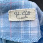 Brandy Melville  Blue Plaid Mini Skirt Photo 2