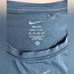 Nike  One Classic Women's Dri-fit Short Sleeve Tee Dark Navy Size XS Photo 6