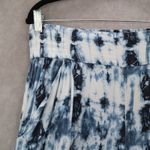 Time and Tru Tie Dye Wide Leg Pants Blue Boho Lounge Beach Pull On Flowy Medium Photo 2
