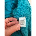 Coldwater Creek Women’s Dark Teal Sherpa Lined Fleece Vest Size L Photo 4