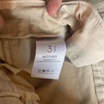 Mother The Cinch‎ Ankle Greaser Marzipan Khaki Wide Leg Pants Size 31 Minimalist Tan Photo 4