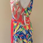 Robbie Bee  geometric chiffon dress size 12 Photo 5