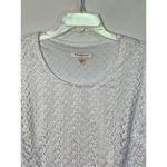 Allison Daley  Women's Sleeveless Tank Top White Size 1X NWOT Photo 3