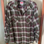 Wrangler NWOT  Plaid Flannel - Women’s Size 2X Photo 0
