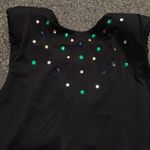 ZARA  BODYSUIT WITH SHOULDER PADS AND RHINESTONES Photo 6
