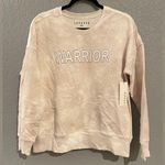 Lacausa NWT  Anthro cream/white tie dye Crewneck sweatshirt size M Photo 0