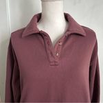 PINK - Victoria's Secret VS Pink • Burgundy Blush Rose Polo Sweatshirt Photo 1