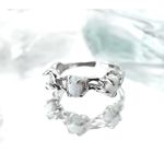 Boutique Three Stone Opal Ring | 925 Sterling Silver Photo 7