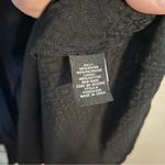 Violets & Roses Dress Midi Black Casual Cocktail Tie Waist Textured Neutral Size 6 Photo 11