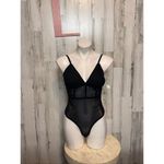 Bozzolo  Black Sheer Mesh Bodysuit – Sexy See-Through One-Piece lingerie (Size L) Photo 3