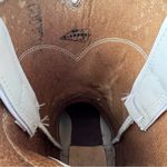 Justin Boots Vintage 90s Justin Roper Boots Pearl White Pull On Cowgirl Western 8B Photo 5