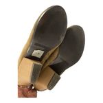 Skechers  Tan Leather
Zip Cuffed Tall Heel Ankle
Booties Women's Size 9 Photo 4