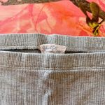 Brandy Melville grey waffle knit navy trim mini lounge sleep shorts Photo 7