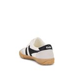 Gola Badminton Plimsolls Sneaker in Off White/Black/Gum White Size 8 Photo 1