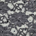 Dress Barn Collection Womens Dress 12 Black Floral Lace Ruched Cocktail Party Photo 3