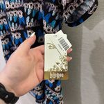 LuLaRoe NWT  Blue Minnie Mouse Short Sleeve‎ Scoop Neck Stretch High Low Large Photo 3