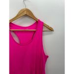 Zyia Active Tank Women XL Neon Pink Racerback Ribbed Nylon Blend Stretch Workout Photo 3