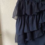 Hollister  cute navy bow ruffle racer back tank Photo 2