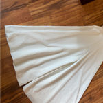 Vintage 70s Disco Extreme Flare Wide Leg Bell Bottom Jumpsuit White Size XS Photo 5