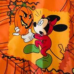 Disney The Wonderful World Of Halloween Scrub Top Mickey Minnie Mouse Pluto 3X Photo 7