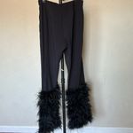 House Of CB  Nicolette‎ Black Trimmed Trousers NWOT black size L NWOT. $239 Photo 7