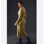 Anthropologie  Daily Practice Drapey Slouchy Sweater Midi Dress Moss Green Size S Photo 1
