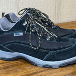 LL Bean Womens Tek 20 Hiking Shoes Black Suede Mesh Primaloft Low Top Sz 7 Photo 0