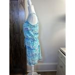 Lilly Pulitzer Womens Dress Size XS Blue Sleeveless High Tide Cori Beach Photo 6