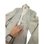 Brooks Brothers Brooks Brothers Red Fleece Blazer Women's Size 14 Stripe Check Gray #ST13-5 Photo 7