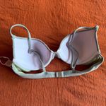 Selfie Leslie  Zuma Lurex Molded Underwire Bikini Top in Mint Green size M NWT Photo 8