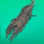 Rebecca Minkoff A Rare Beautiful Leather Fringe Bag Tag Handbag Clip Charm Clip Photo 1
