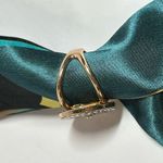 Sparkly Snowflake Scarf Ring Photo 1