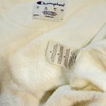 Champion Soft girl style white cropped zip up hoodie Photo 5