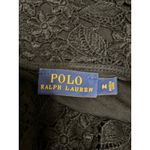 Ralph Lauren Polo Black Floral Lace Sleeveless Cami Camisole Midi A-Line Dress M Photo 4