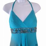 Sue Wong 2 tone halter style formal dress size 4 Photo 1