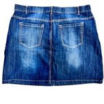 Croft & Barrow  Denim Skirt Classic Fit Stretch Blue Jean‎ Skirt Size 16 Photo 5