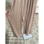 Love Tree  Strapless Jumpsuit Romper Smocked Wide-Leg Boho Neutral Soft Summer Photo 4