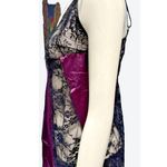 Lycan5ive19 Lingerie Purple with Black Lace Erotic Nighty Plus Size For Women Si Photo 3