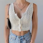 Urban Outfitters Crochet Sweater Vest Photo 0