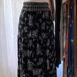 Final Touch New  Black & White Boho Gypsy Maxi Skirt S Photo 0