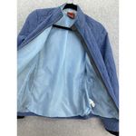 Saucony  Women's Full Zip Jacket Quilted Blue Size Small Insulated Long Sleeve Photo 2