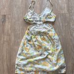 PacSun O’Neill pastel cut out open back mini dress XS NEW Photo 2