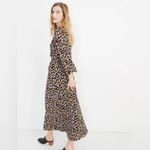 Madewell  Wrap-Front V-Neck‎ Maxi Dress in French Floral True Black Size 2 Photo 4