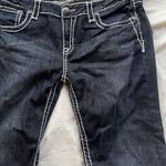 LA Idol Women's Blue Embellished Denim Jeans Size 15 Waist:36x34 in Western USA Photo 5